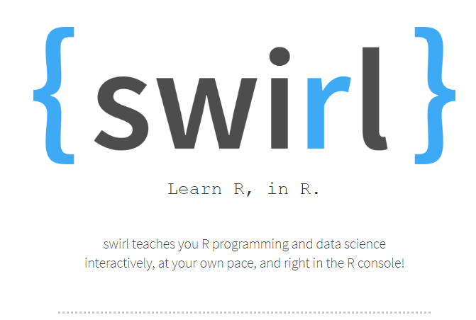 Belajar R dengan swirl