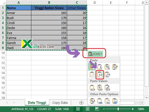 copy data from pdf table to excel