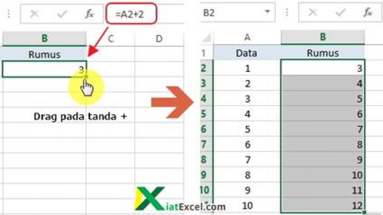 Cara Copy Rumus Di Excel Dengan Cepat Kiatexcel Com