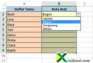 Cara Membuat Drop Down List Di Excel