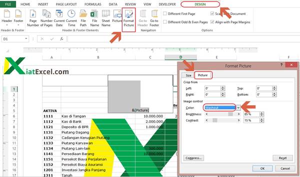 Cara Membuat Watermark Di Excel Bentuk Tulisan Atau Logo Kiatexcel Com