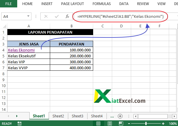 Cara Membuat Link Antar Sheet Dan Antar File Excel Kiatexcel Com