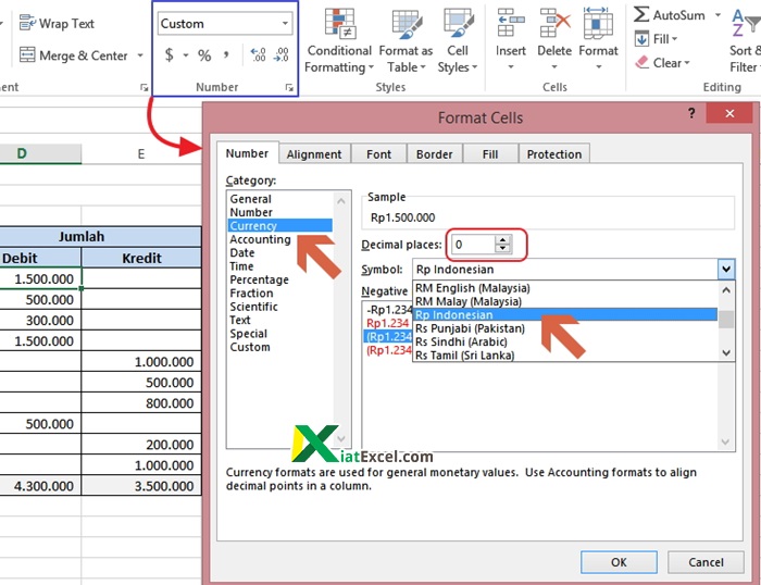 Cara Menambahkan Rupiah Di Excel Secara Otomatis 1661