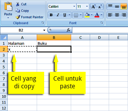 Copy Paste, Filling Dan Replace Cell Excel 2007