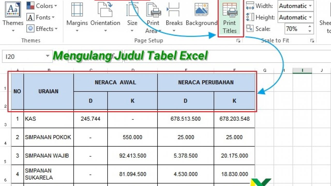 Cara Print Tabel Di Excel Agar Judul Berulang – Studyhelp